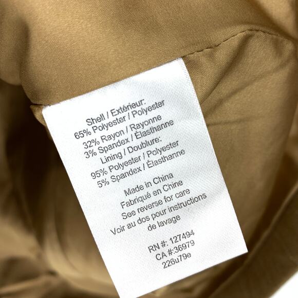 Heartloom Women's Size Small Sawyer Blazer In Scotch Pinstripe Tan NWT - Picture 7 of 7